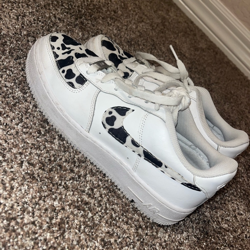 Cowprint Custom Air Force Ones